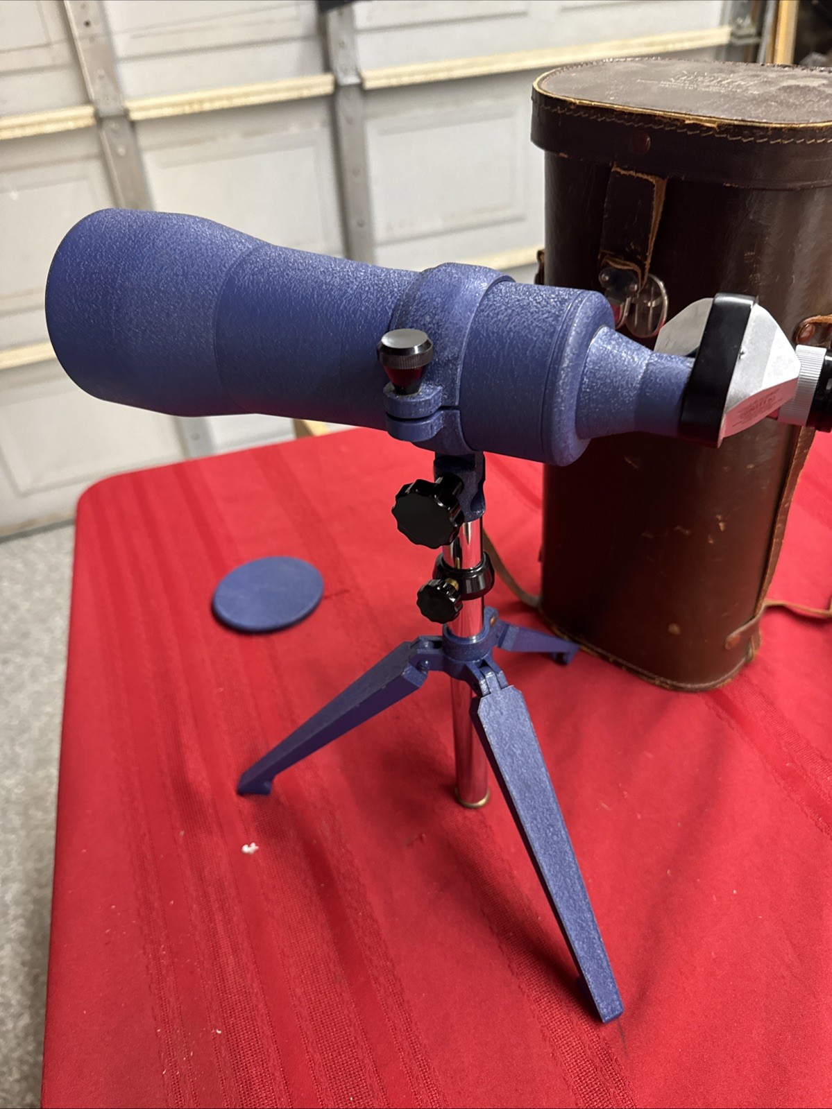 Vintage United Monocular Japan With Tripod And Case. 20x80 Compact