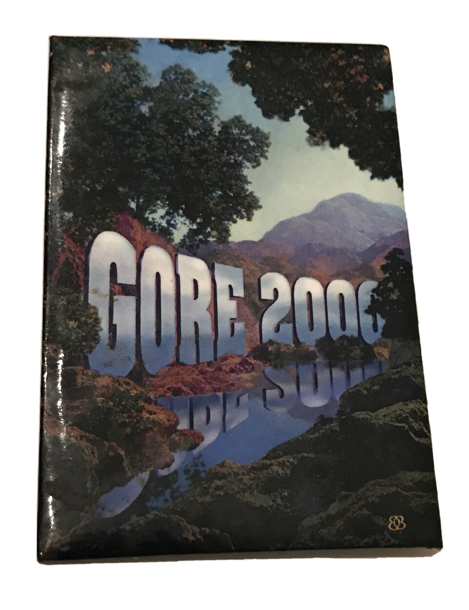 Gore 2000 Bold Concepts 3" x 2" Vertical Pin Back Mountain Landscape