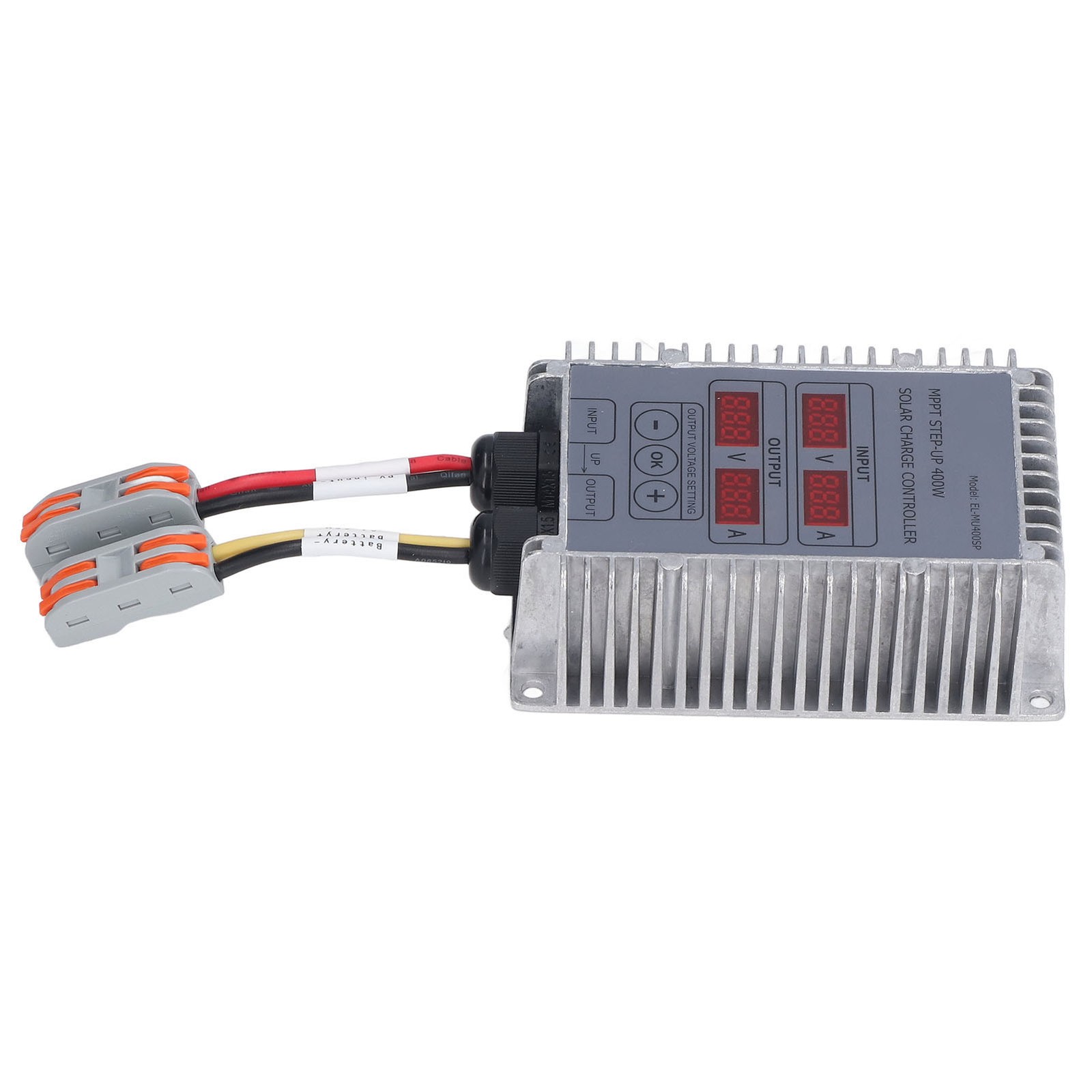 Solar Battery Charge Controller Boost MPPT Voltage Adjustable Waterproof With