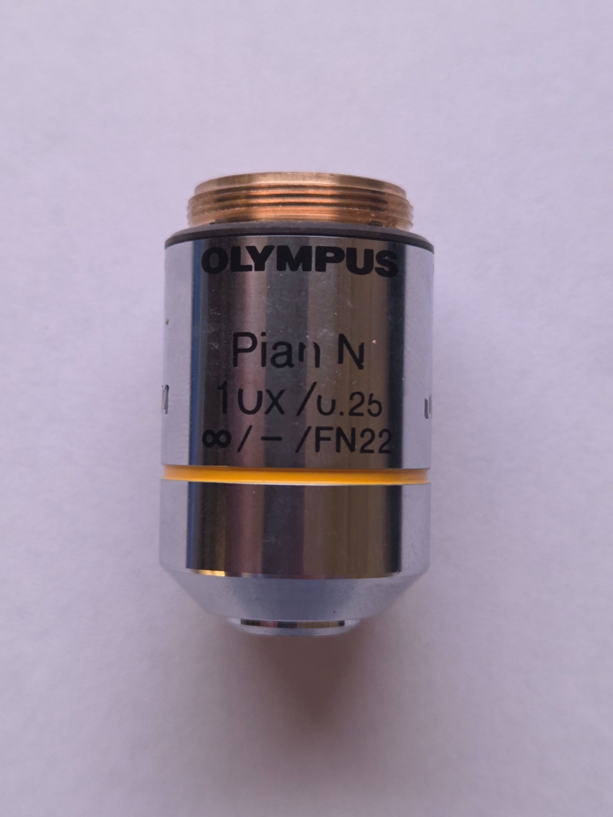 Olympus Plan N 10x/0.25 FN22 Microscope Objective Lens for BX AND CX Microscopes