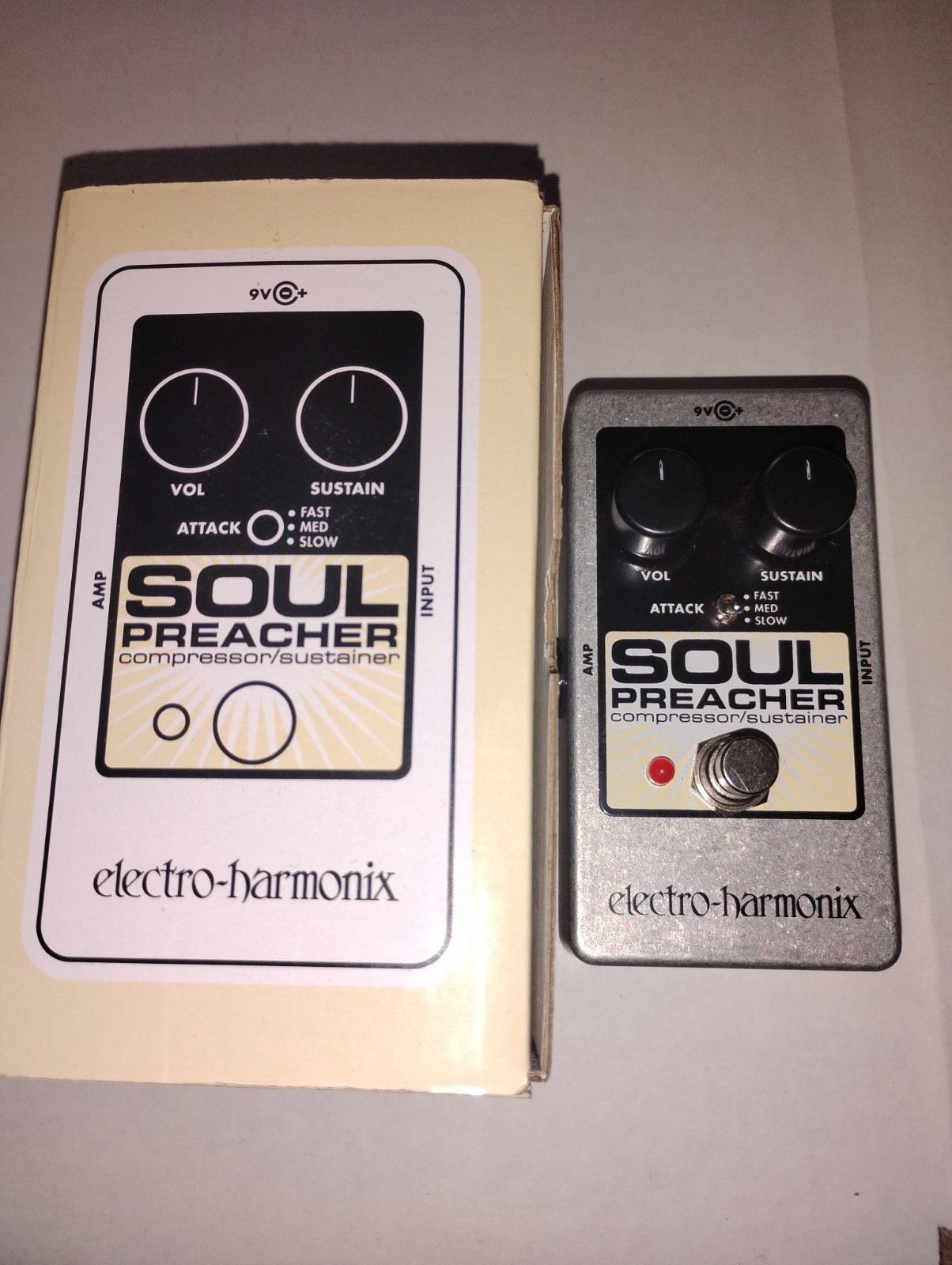 Electro-Harmonix Soul Preacher Compressor Guitar Effect Pedal
