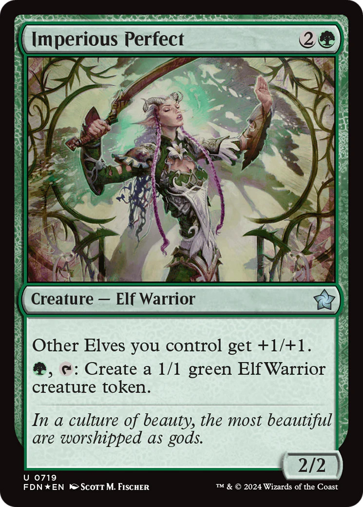 Imperious Perfect [Foundations] Foil Near Mint