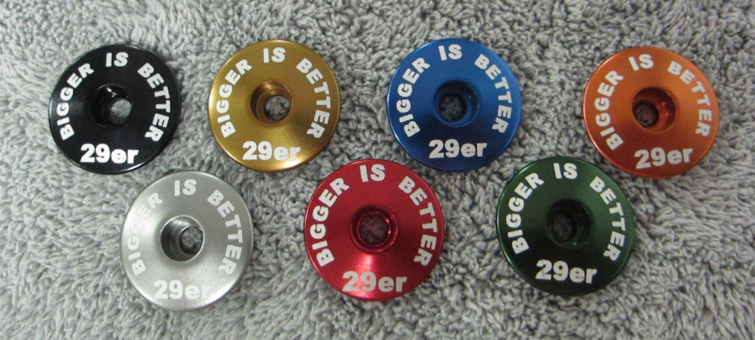 Fast Freddy Custom Headset Top Cap 1-1/8" - BIGGER IS BETTER 29er - Each