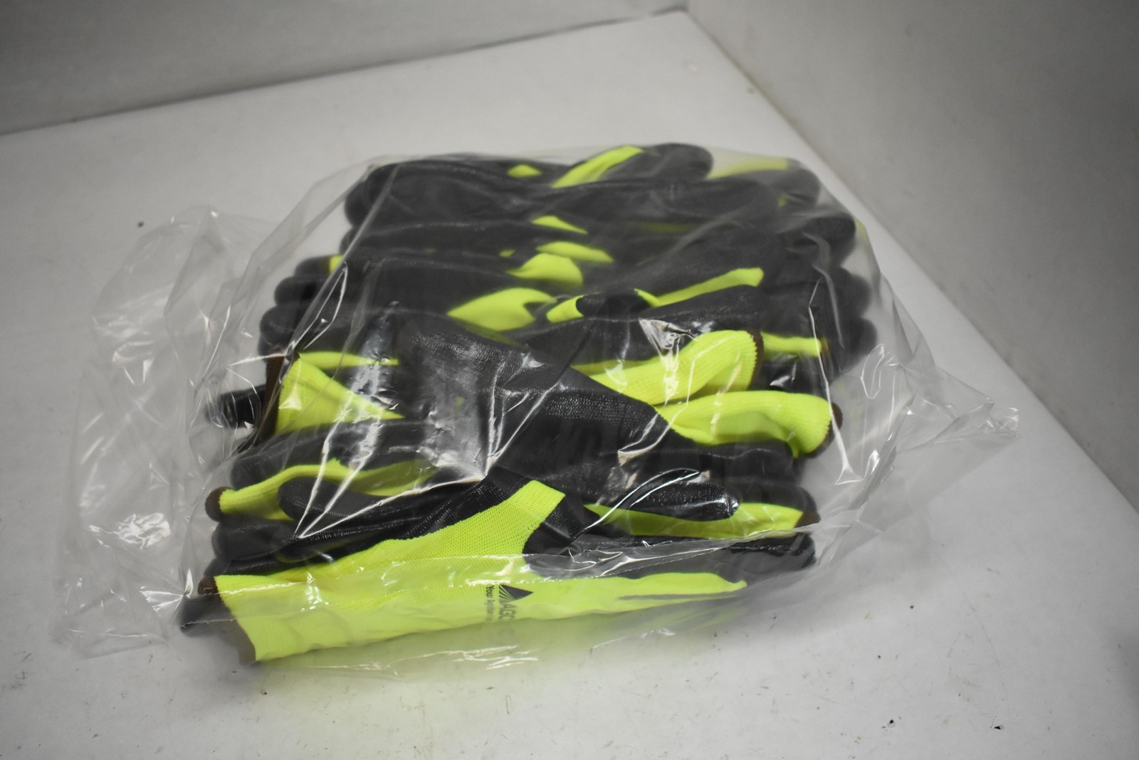 AGCO Branded Hi-Vis Nitrile Coated Work Gloves 12 Pack Safety Grip Utility