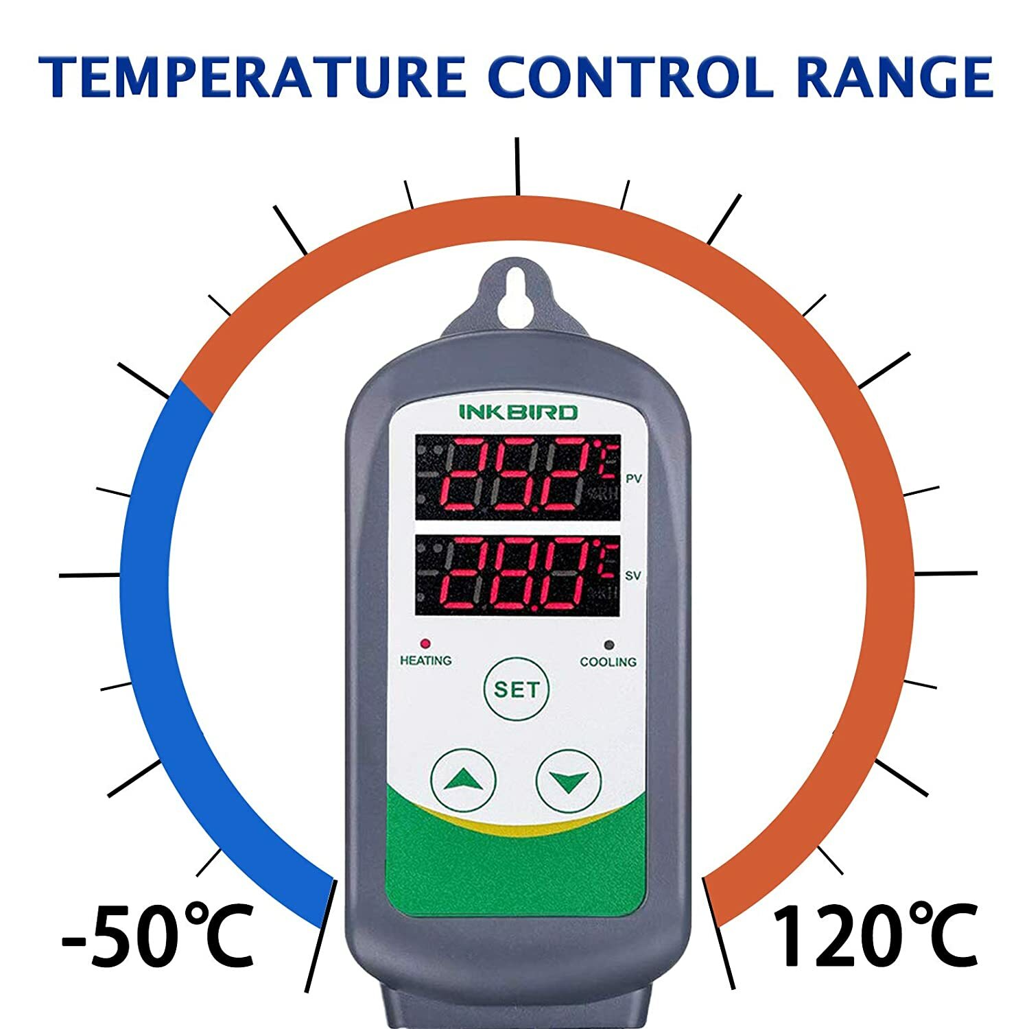 Inkbird Digital 110V Digital Temperature Controller thermostat temp control fan