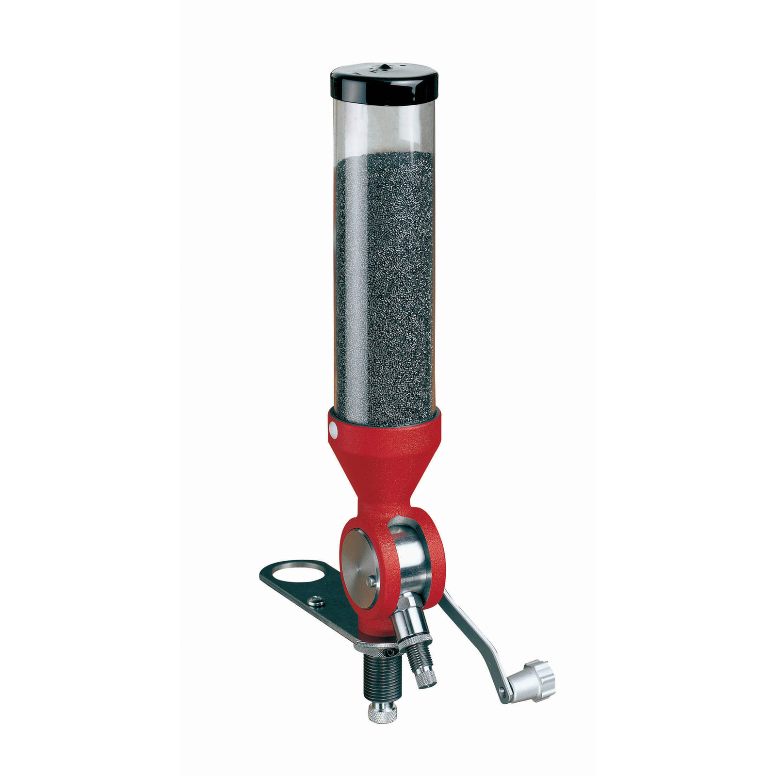 Hornady Lock-N-Load Powder Measure with 2 Drop Tubes Red Silver Reloading Tool