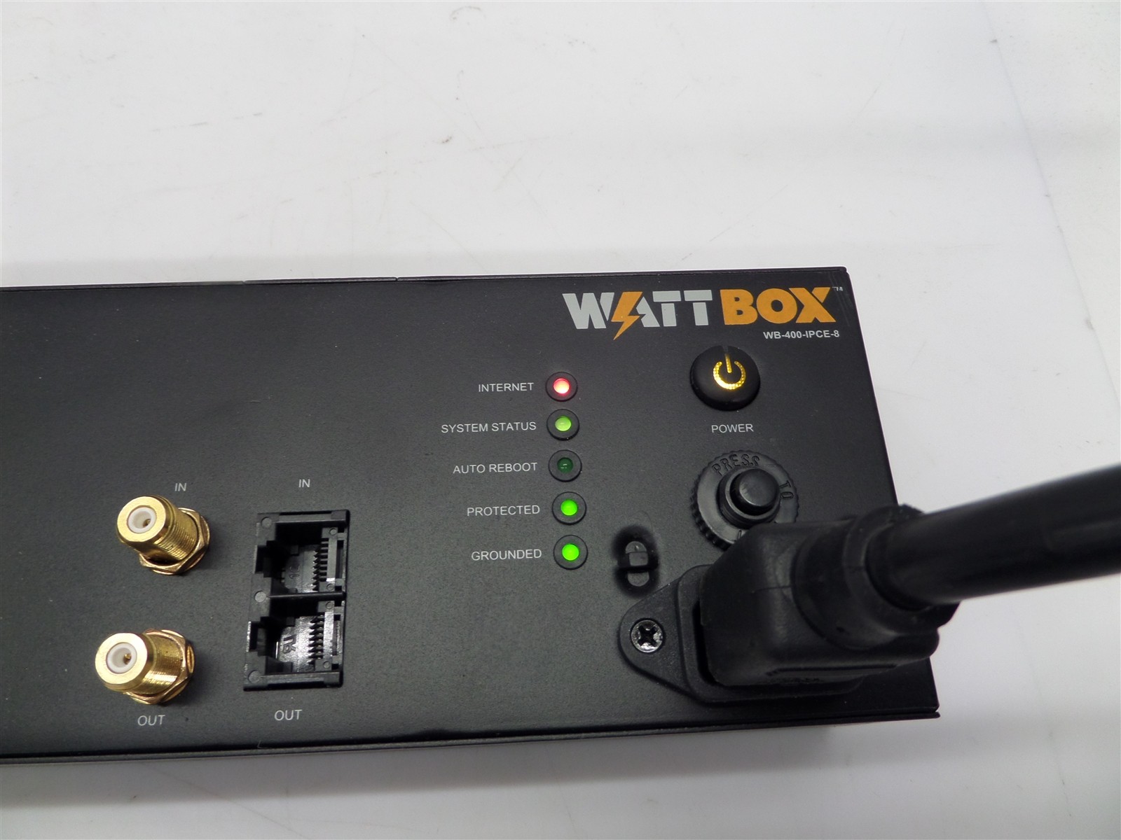 Wattbox WB-400-IPCE-8 8-Outlet Power Conditioner w/ Mounting Brackets