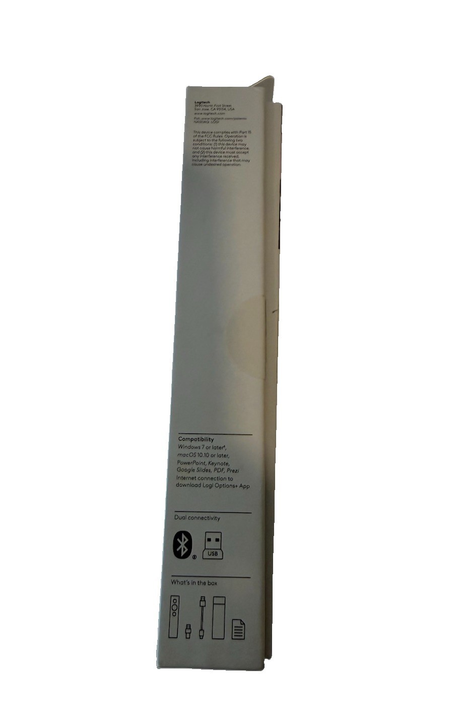 Logitech Spotlight Presentation Remote Gold Wireless Bluetooth Mac PC 910-004860