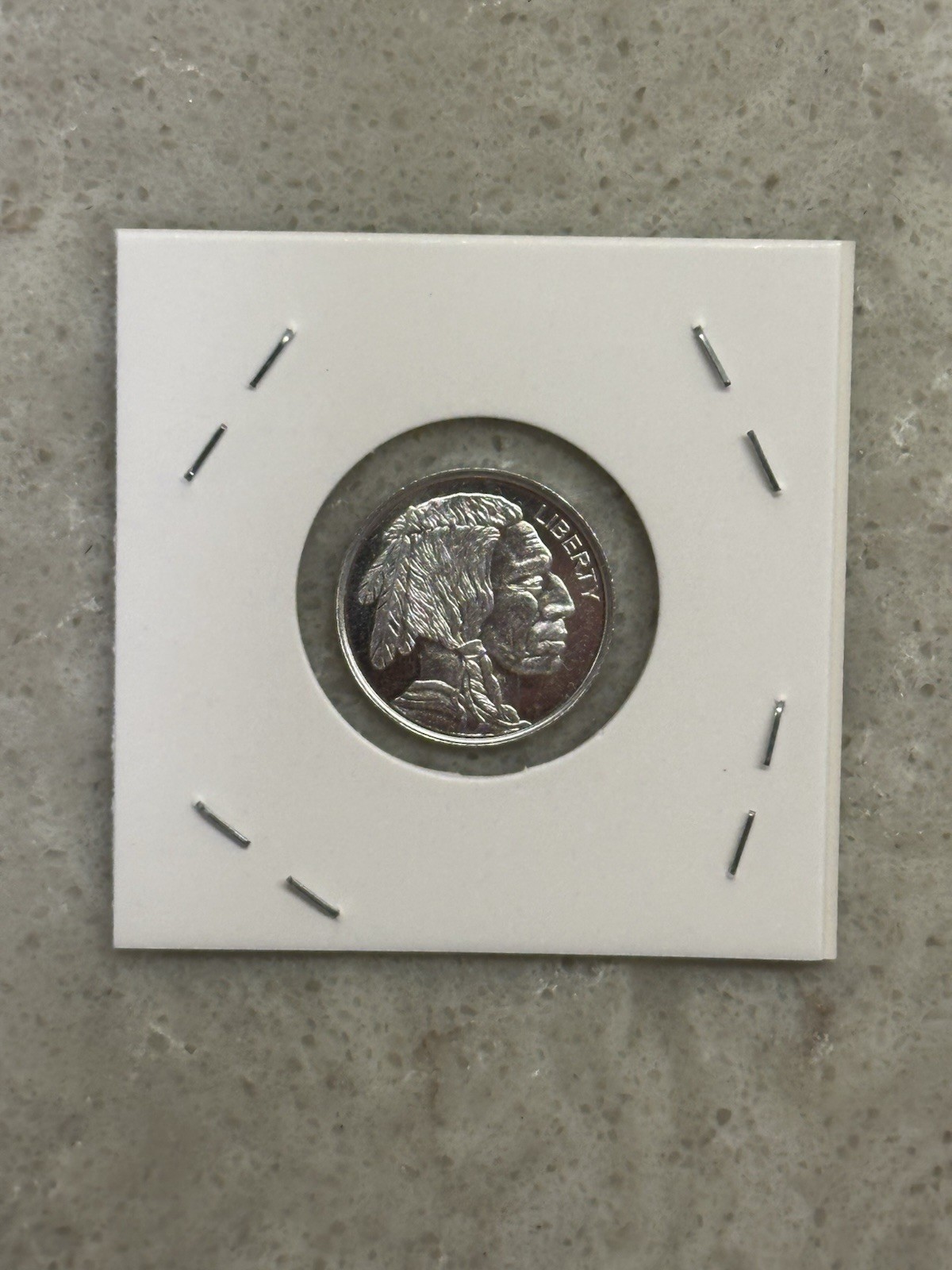 1/10 oz .999 Fine Silver Buffalo Round Fractional Bullion Coin 0.10 Troy Ounce