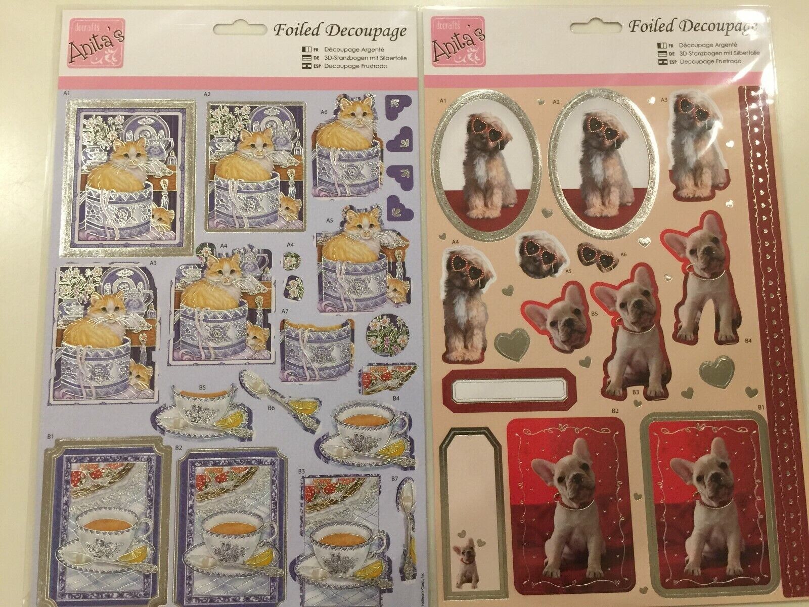 Docrafts Spring Time Foiled Decoupage Topper Set