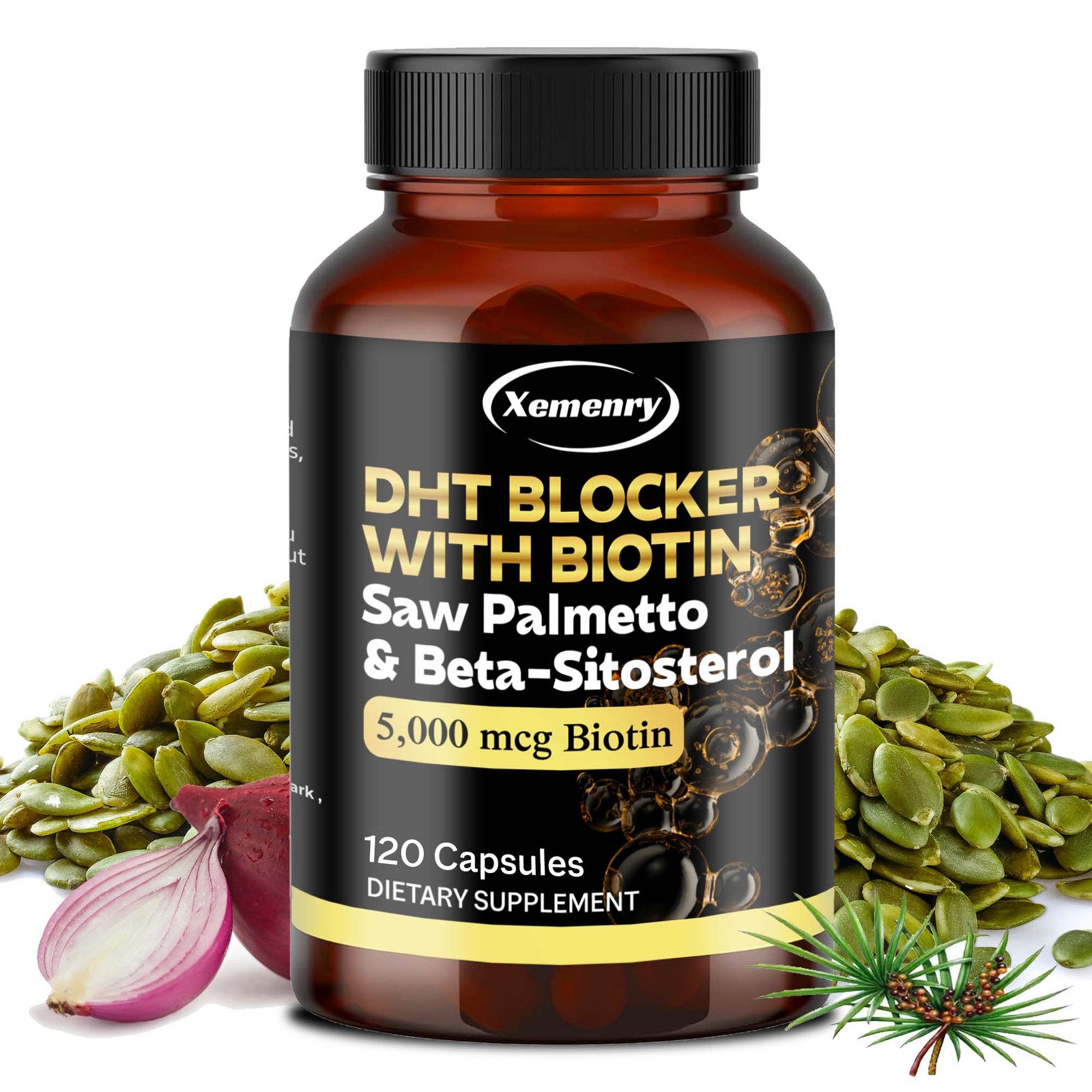 DHT Blocker - with Biotin, Promote Healthy Hair Growth and Prevent Hair Loss
