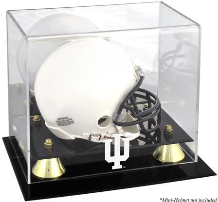 Indiana Hoosiers Golden Classic Logo Mini Helmet Display Case - Fanatics