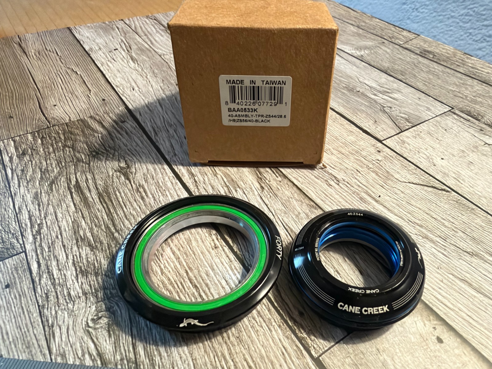 Cane Creek Semi-Int Taper Steerer Headset - Black