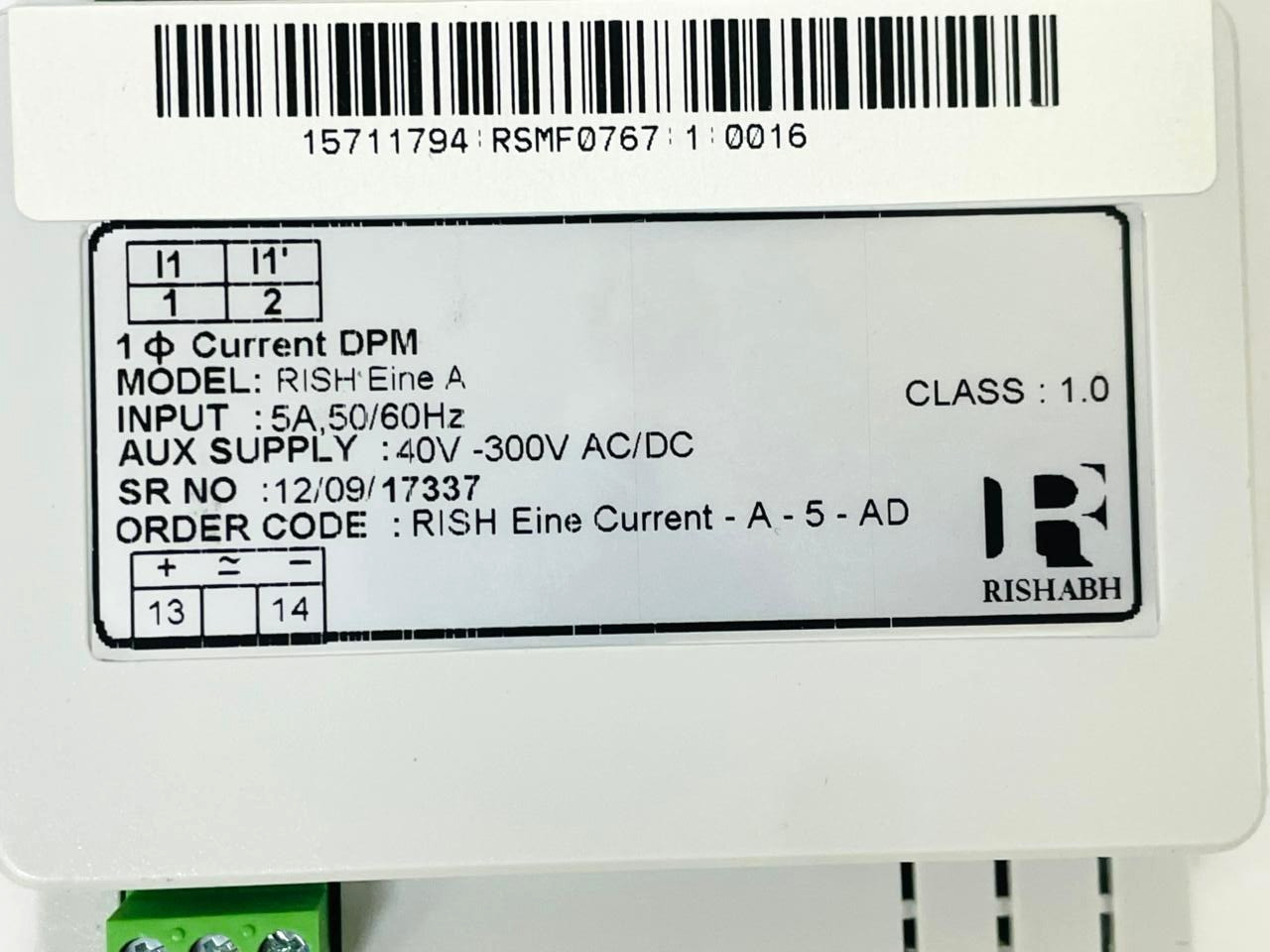 Rishabh RISH Eine A DPM Current Meter P656405ARIS
