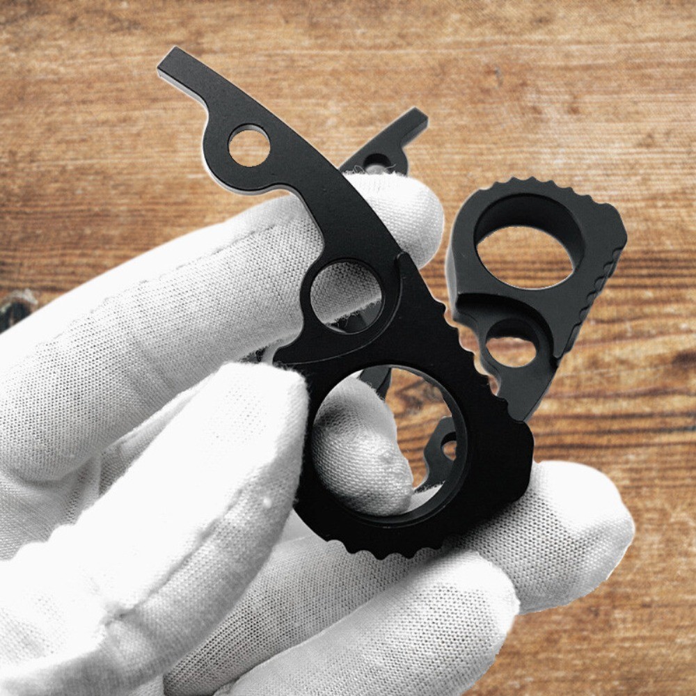 Aluminum Handle Back Spacer Signet Ring for Spyderco Para 3 C223 Folding Knife