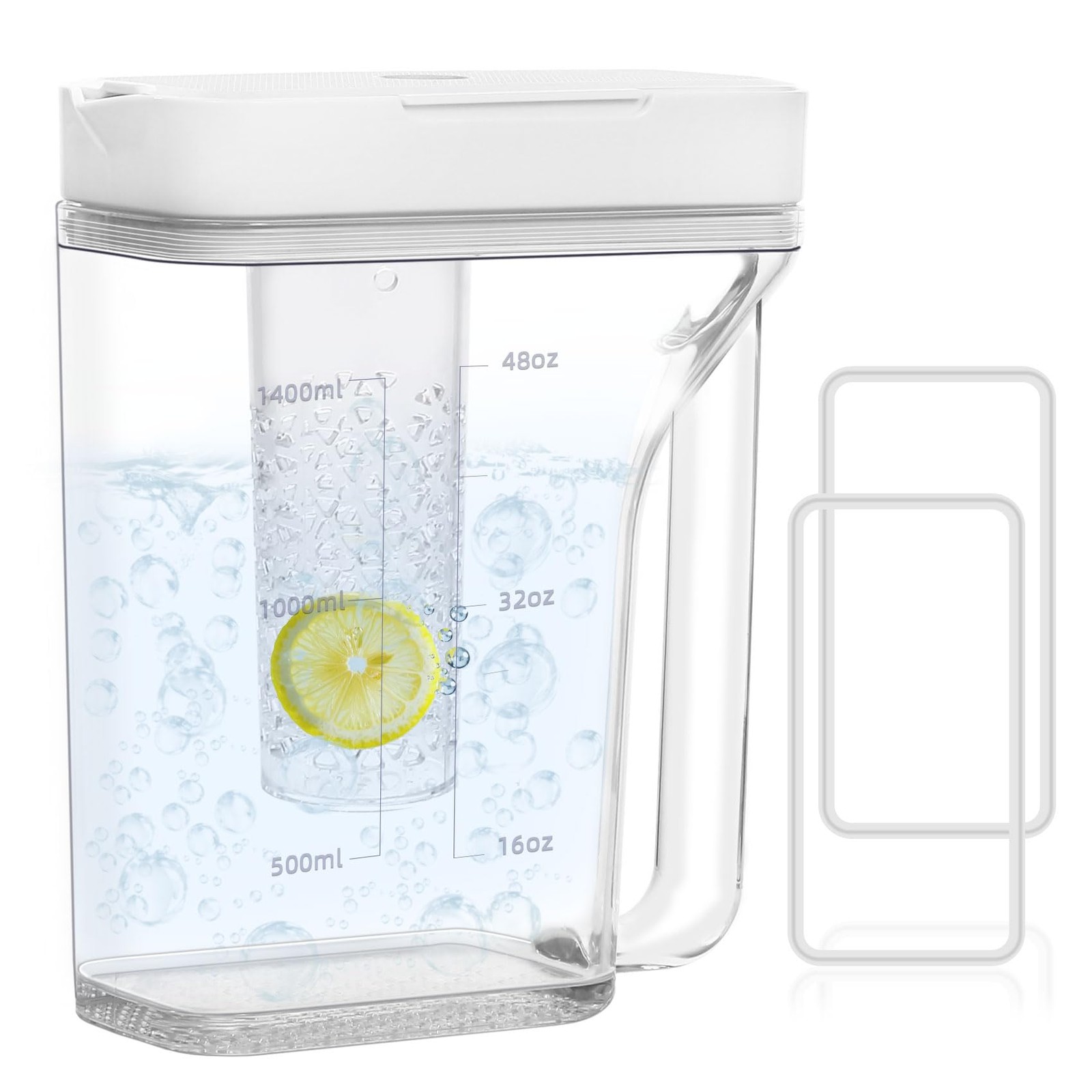 DA97-17395A RF23M8070SR Water Pitcher for Samsung Water Pitcher for Fridge Do...