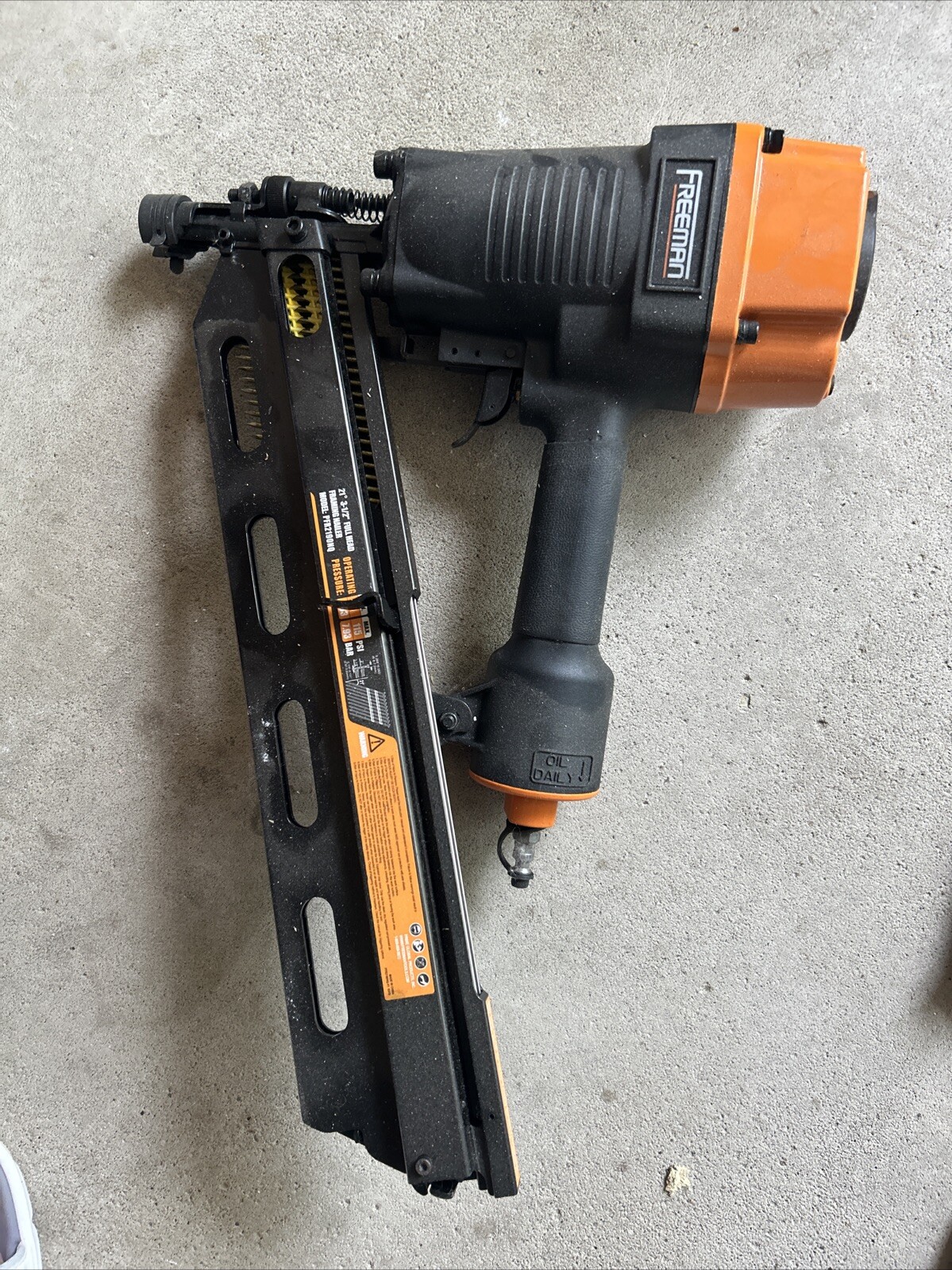 Freeman 21 Degree 3-1/2" Framing Nailer  Air Powered Nail Guns Tools