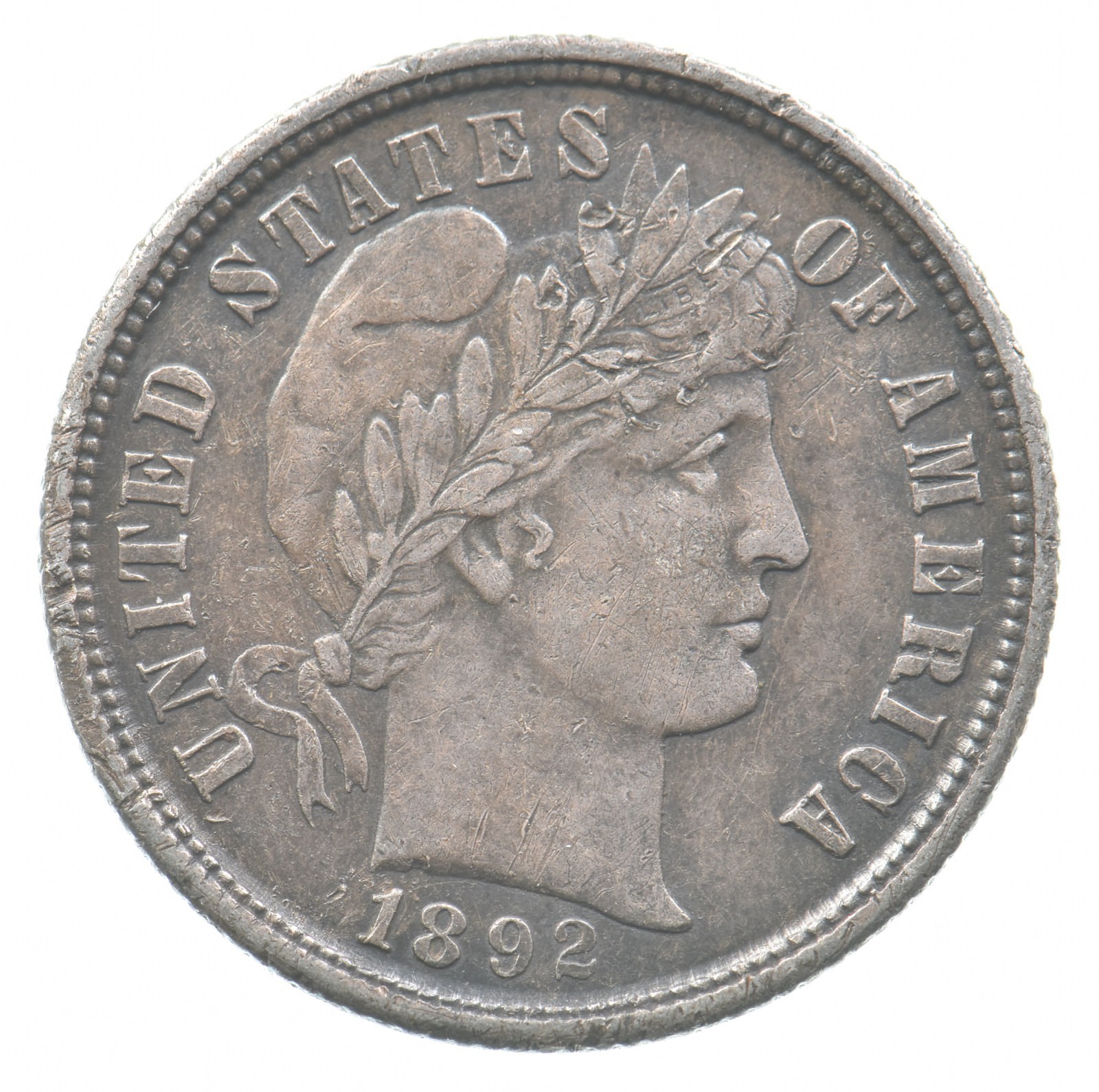 1892-S Barber Dime *7511