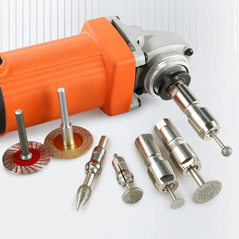 100 Model Angle Grinder To Die Grinder Adapter 3mm 6mm Chuck High Carbon Steel