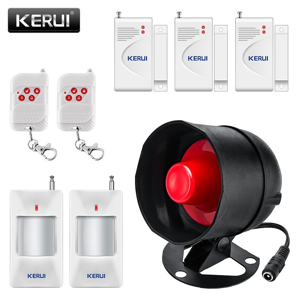 KERUI Wireless Home Shop Alarm Security System Alert Garage Burglar Door Sensor