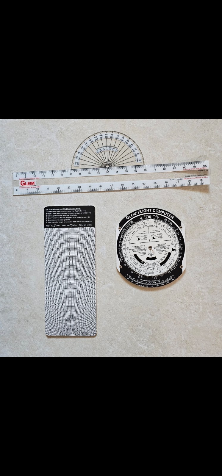 Gleim Flight Computer Gleim Navigational Plotter 2022