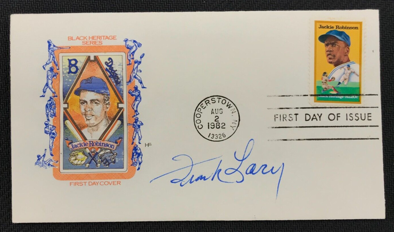 Frank Lary Signed FDC Envelope AUTO w/COA J. Robinson Cachet MLB D. Tigers NICE!