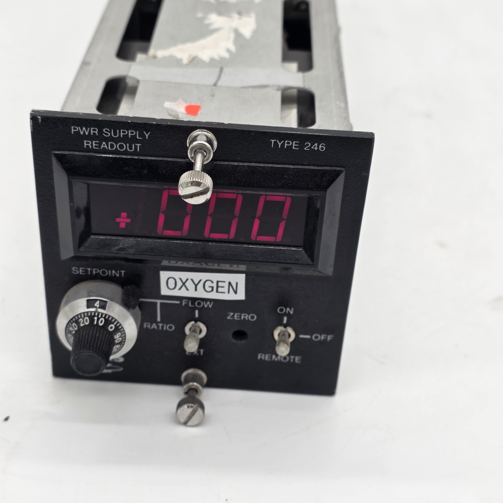 MKS Instruments 246C Power Supply Readout Type 246 Oxygen Flow Controller