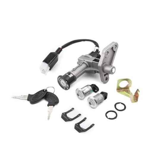 Motorcycle Ignition Switch Key Lock Set Compatibel with Chinese GY6 125cc