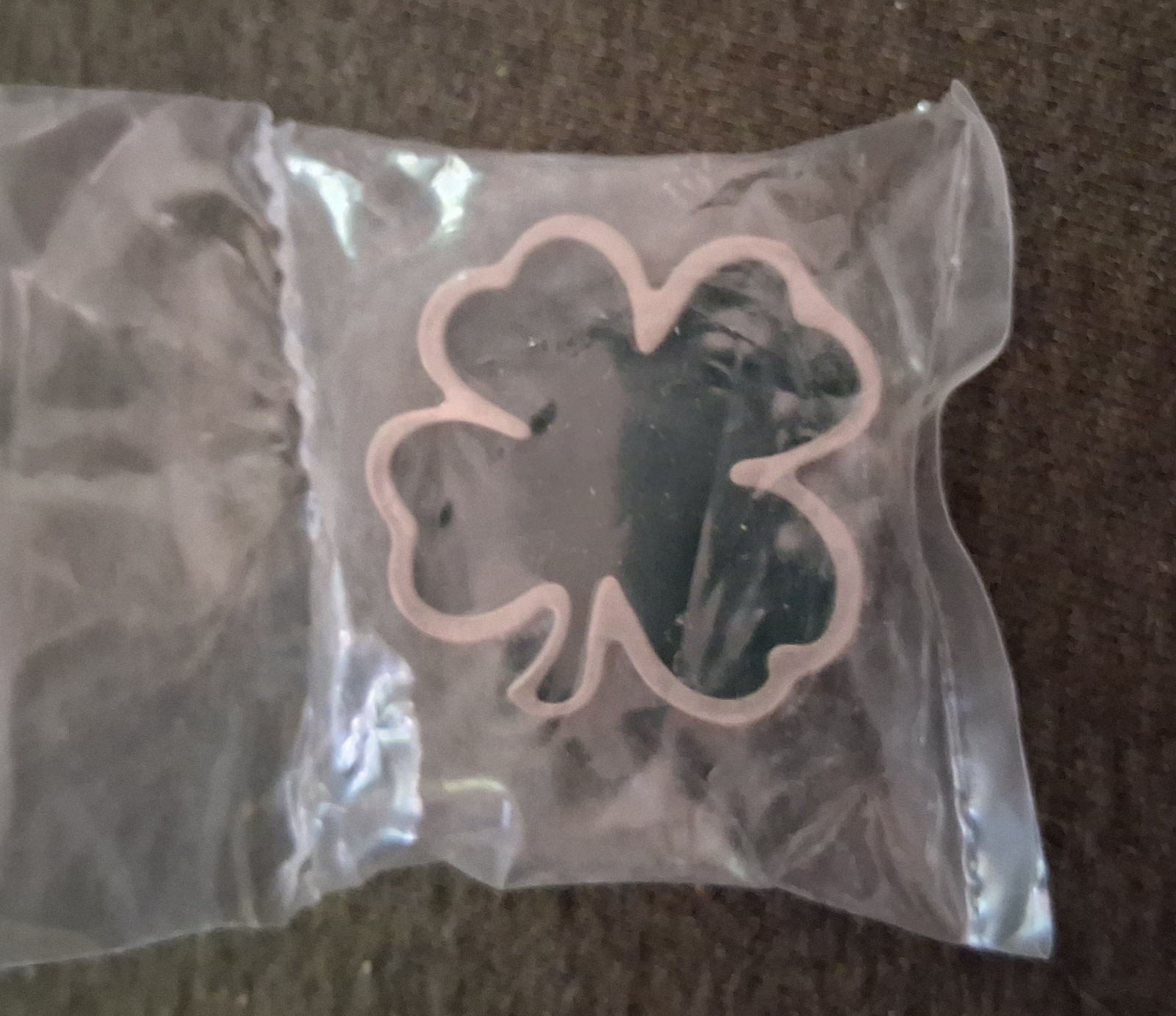 Longaberger Shamrock Knob in Original Packaging Heavy Metal