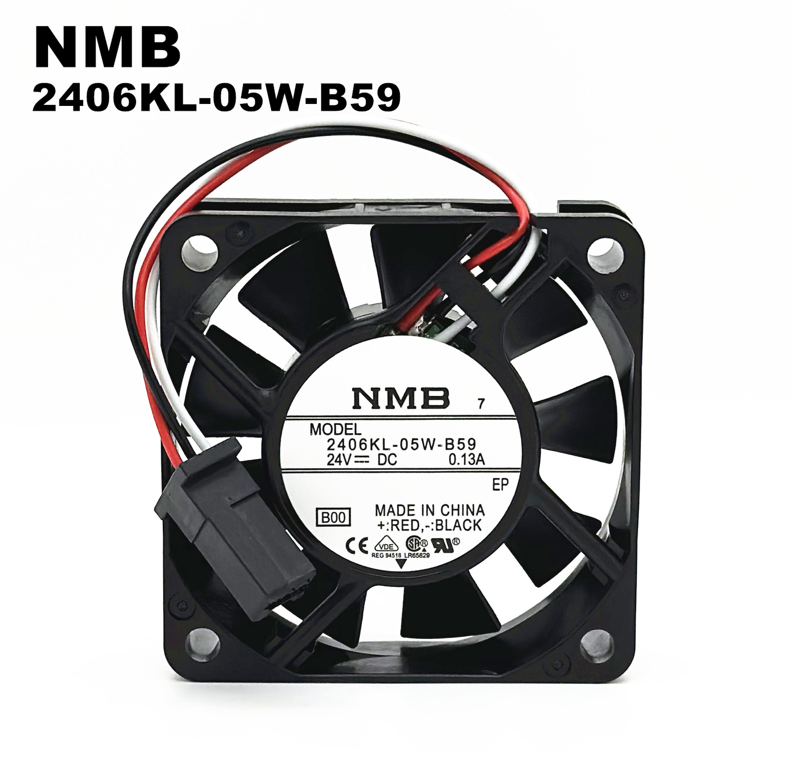 NMB 2406KL-05W-B59 6015 24V 0.13A 6CM CNC machine tool FANUC fan