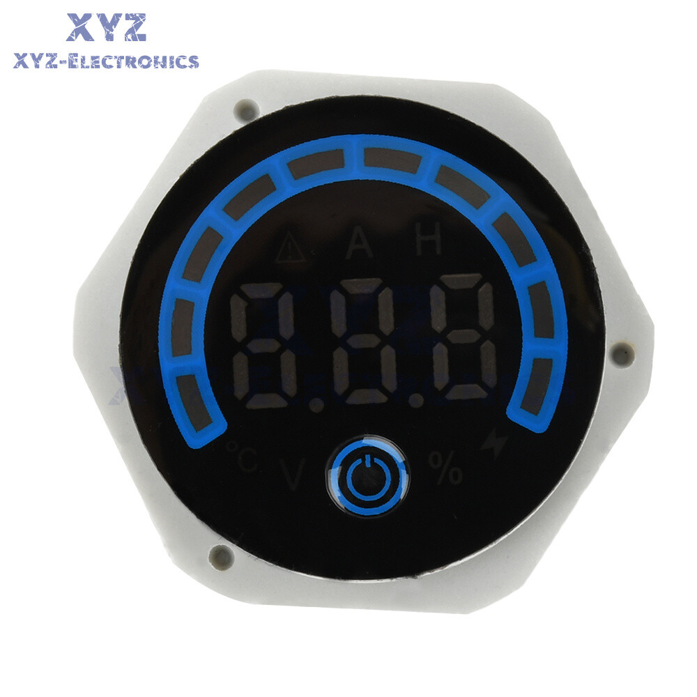 Digital Voltmeter Power Indicator Waterproof DC 8-120V Volt Meter with switch