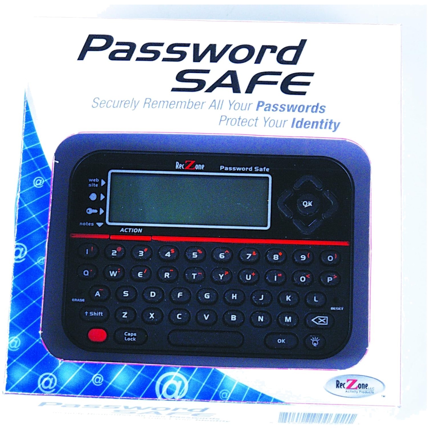 Compact Password Manager with QWERTY Keyboard