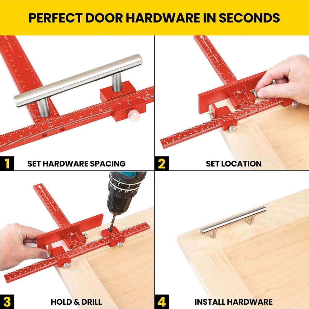 Big Horn 19607 Adjustable Cabinet Hardware Jig