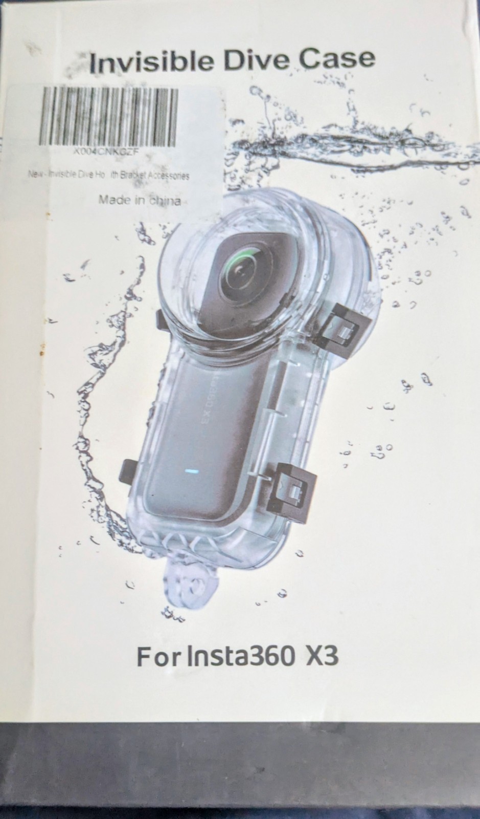 Insta360 - X3 Invisible Dive Case - Clear - Brand New