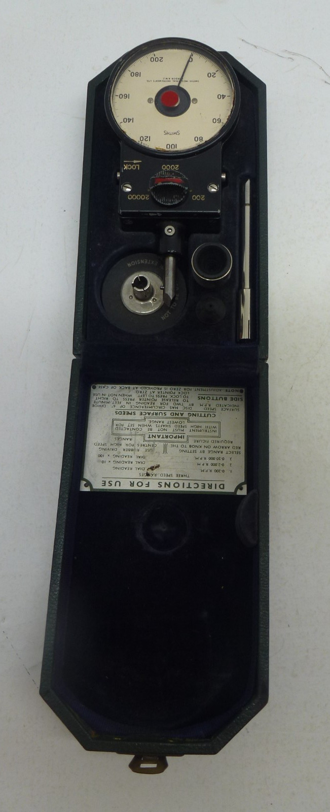 Vintage Smiths Handheld Tachometer *Untested*