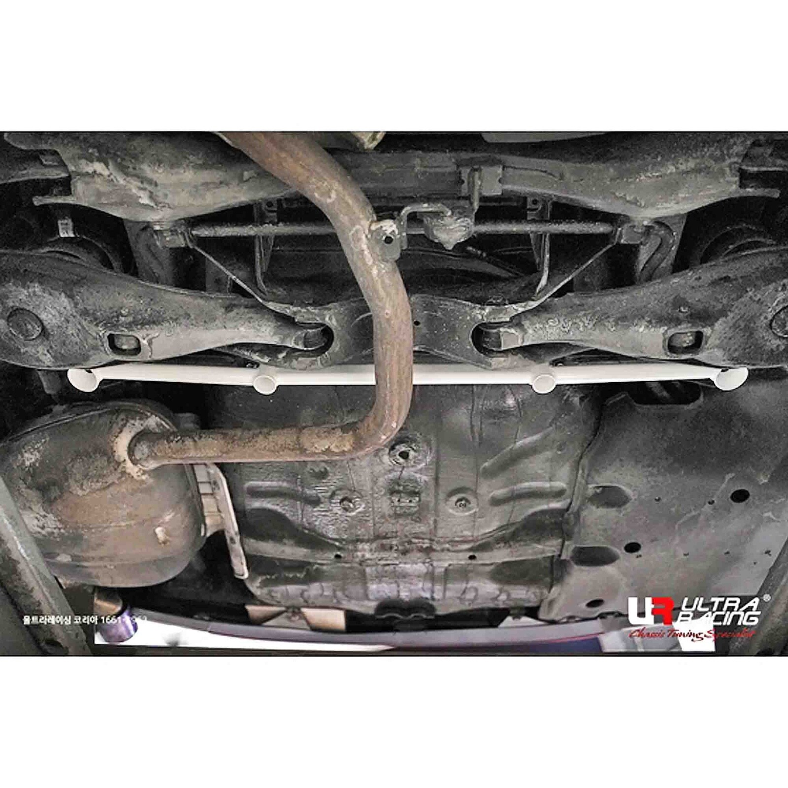 HONDA ACCORD CV1 1.5T 2.0T 2017~ ULTRA RACING 4 POINTS REAR LOWER SUBFRAME BRACE