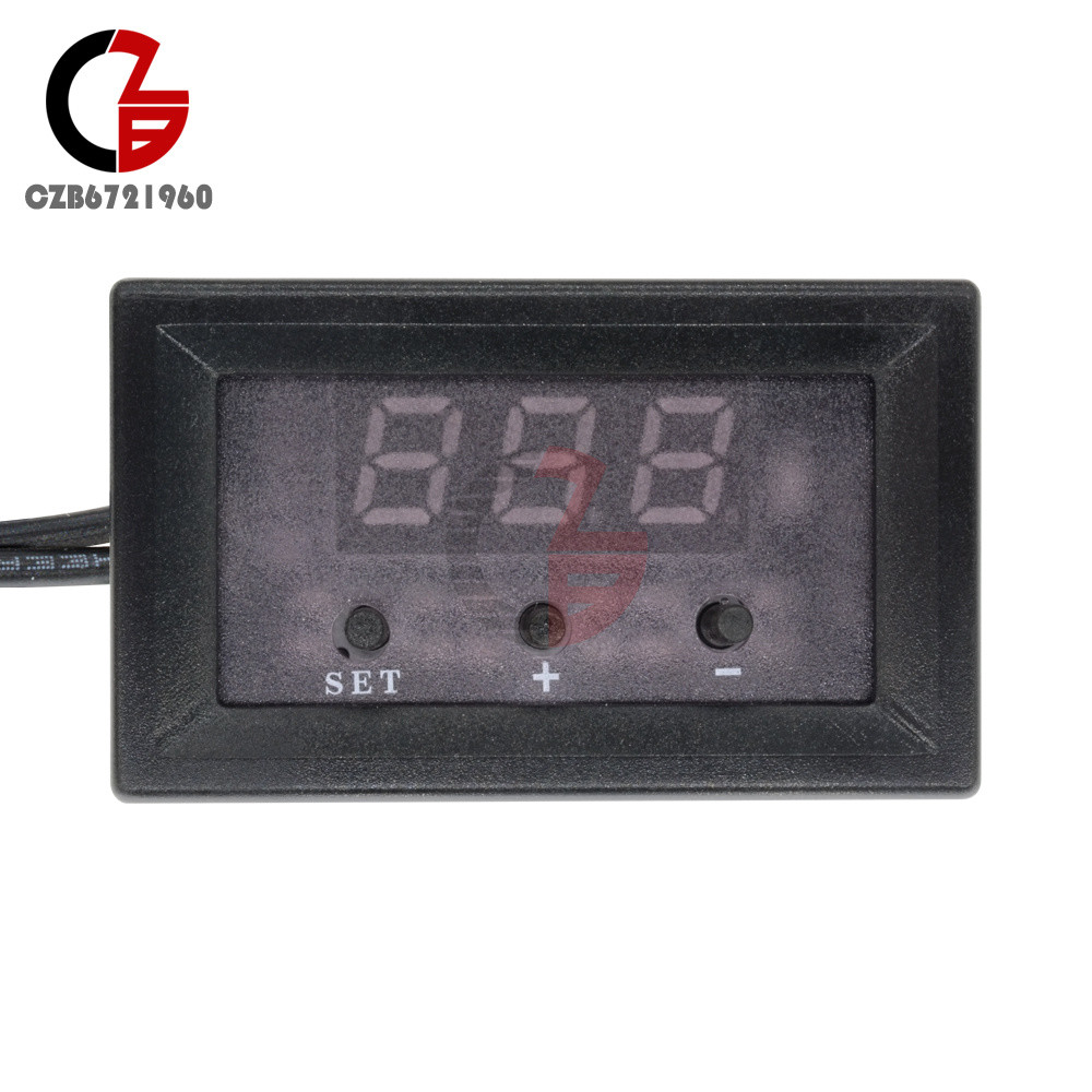 W1209 12V Digital Thermostat Temperature Controller Switch Sensor 50-110°C +Case