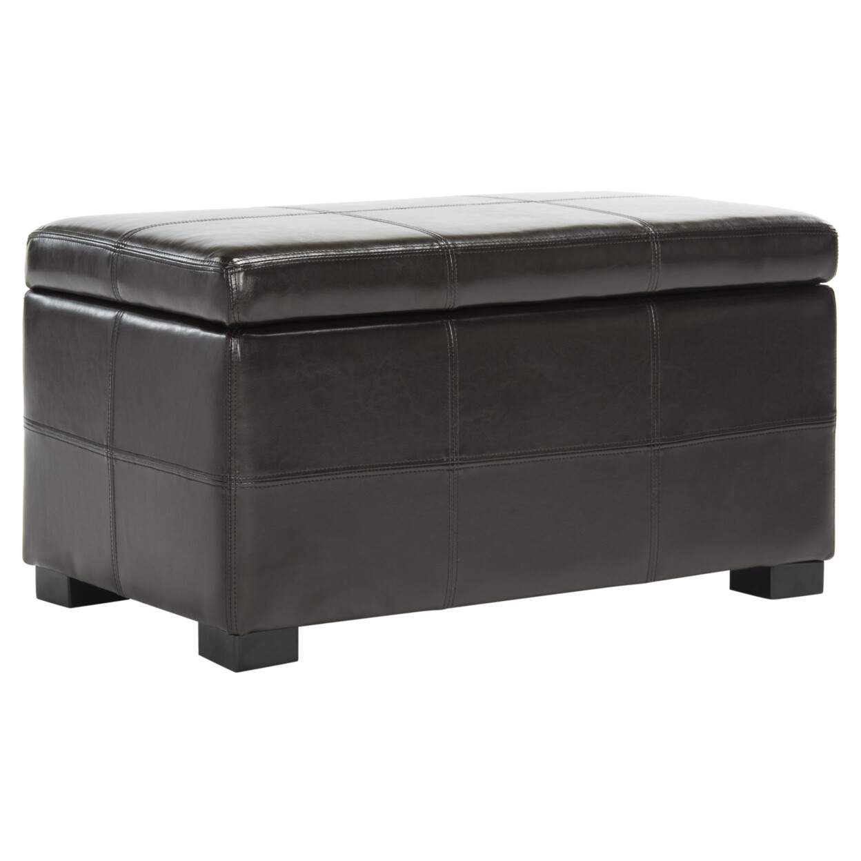 SAFAVIEH Madison Storage Bench Small | Brown |