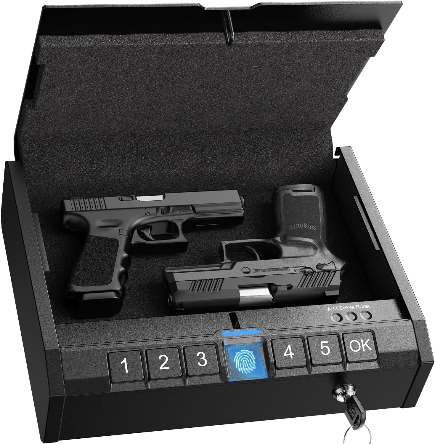 Gun Safe for Pistols - Biometric Gun Safe for Handgun