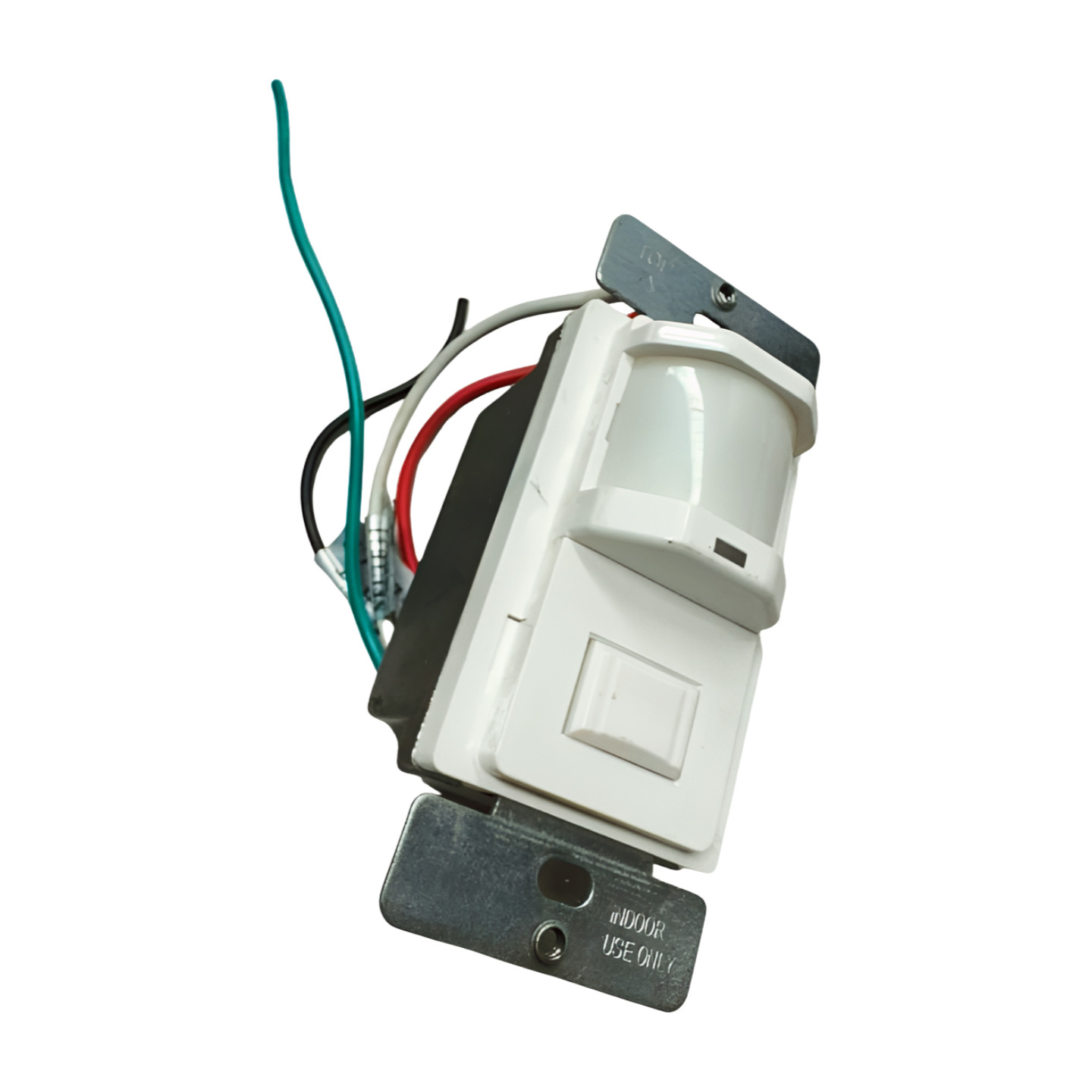 Intermatic IOS-DPBIF2-WH White Occupancy Sensor PIR Wall Switch, 120VAC