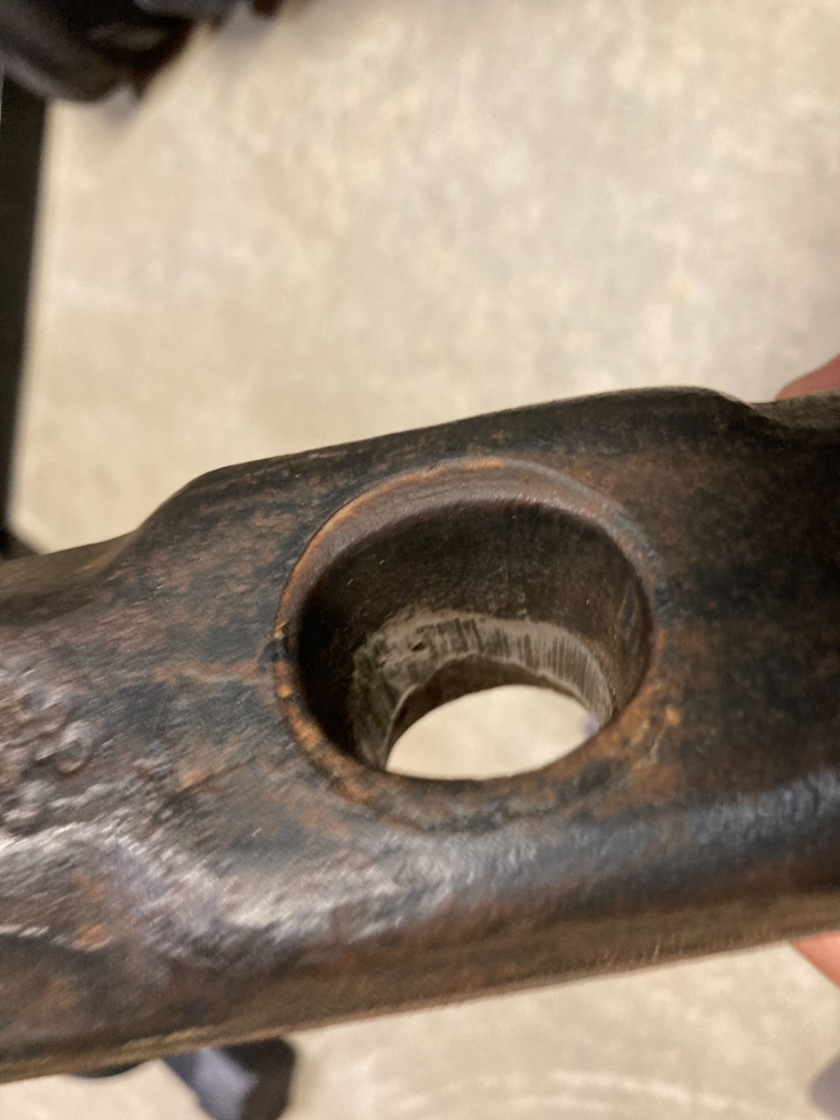 Vintage USM 8lb Sledge Hammer Head Octagonal Shape. Double stamped.