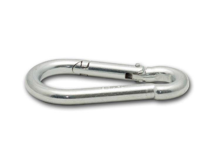 (1) 1/2" Snap Hook Carabiner Chain Repair Mid Link Cross Cold Shut Fastener