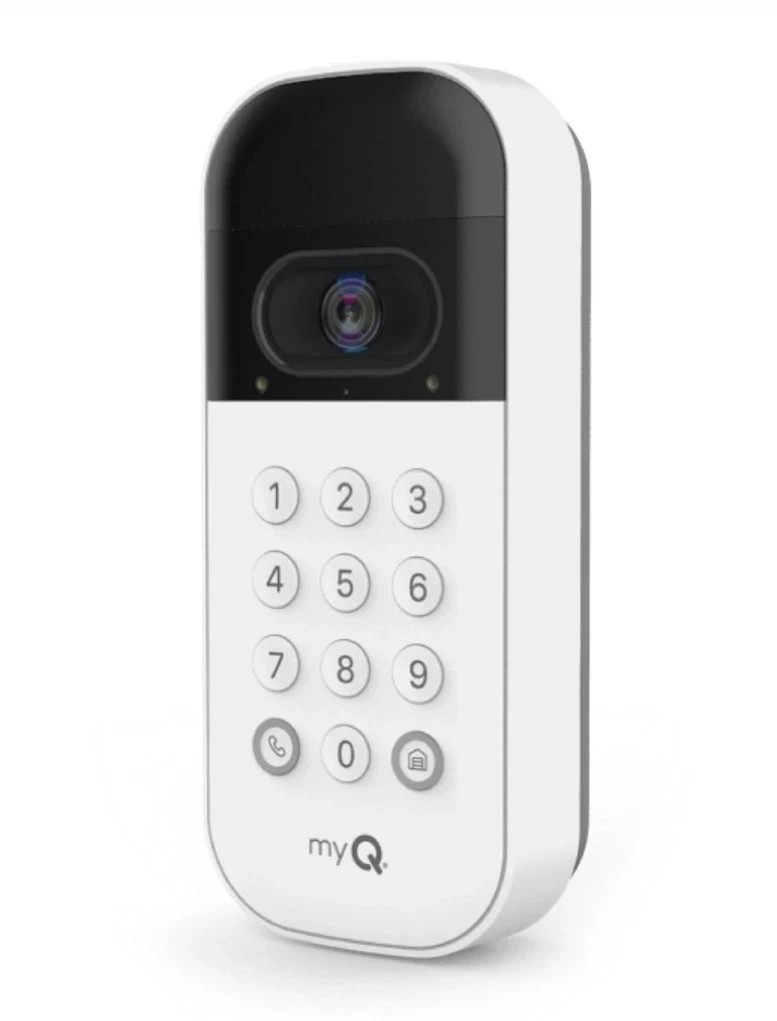 New Chamberlain my Q Smart Garage Video Keypad White MYQ-K40TXXW