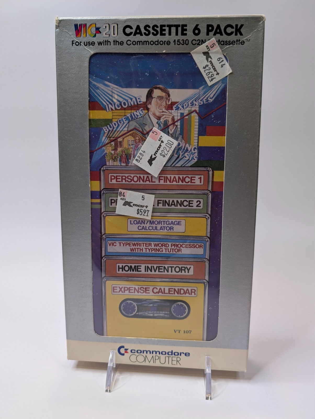 Commodore VIC-20 Cassette 6 Pack VT 107 - Complete In Box