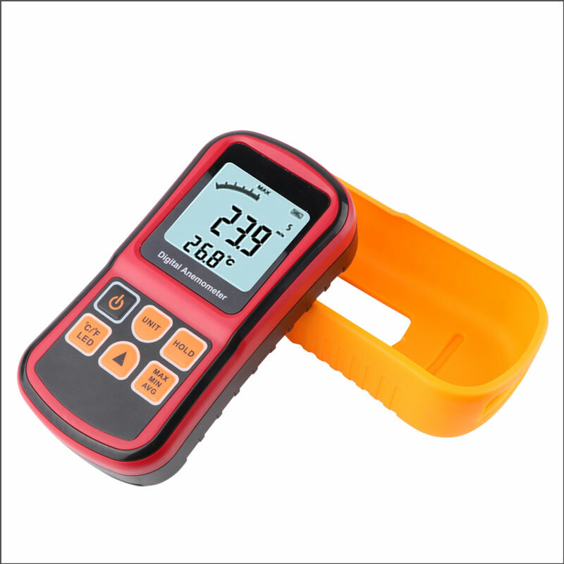 Handheld Portable Digital Anemometer Wind Speed Meter Thermometer Sailing LCD