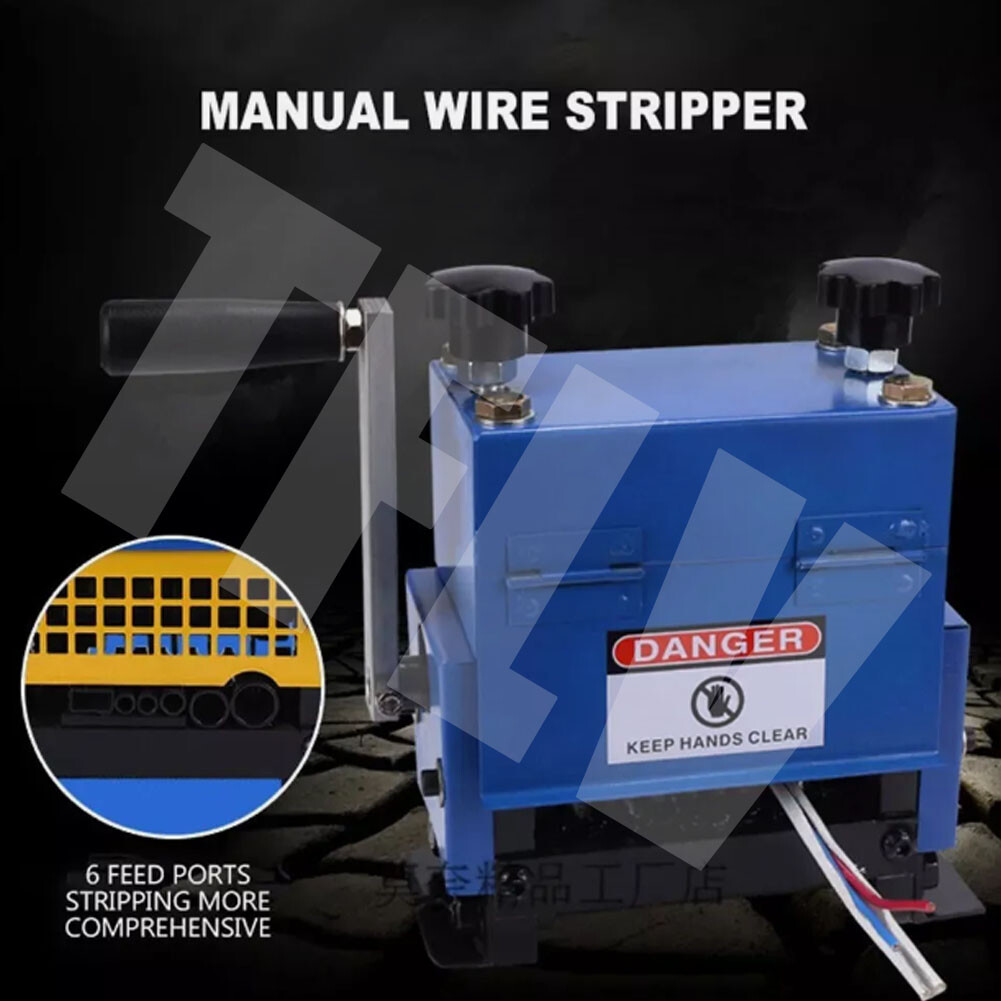 Small Size Using Wasted Wire Stripper Copper Plastic Separator Recycling Machine
