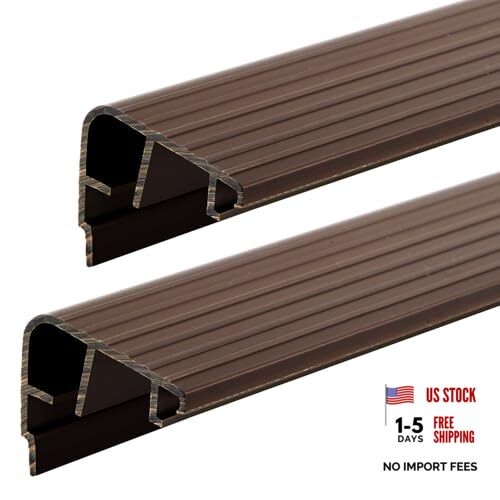 Pangda Pcs 36" L Fixed Vinyl Sill Cap 1-3/8 Inches 1-3/8,36 Inch 2 Dark Brown