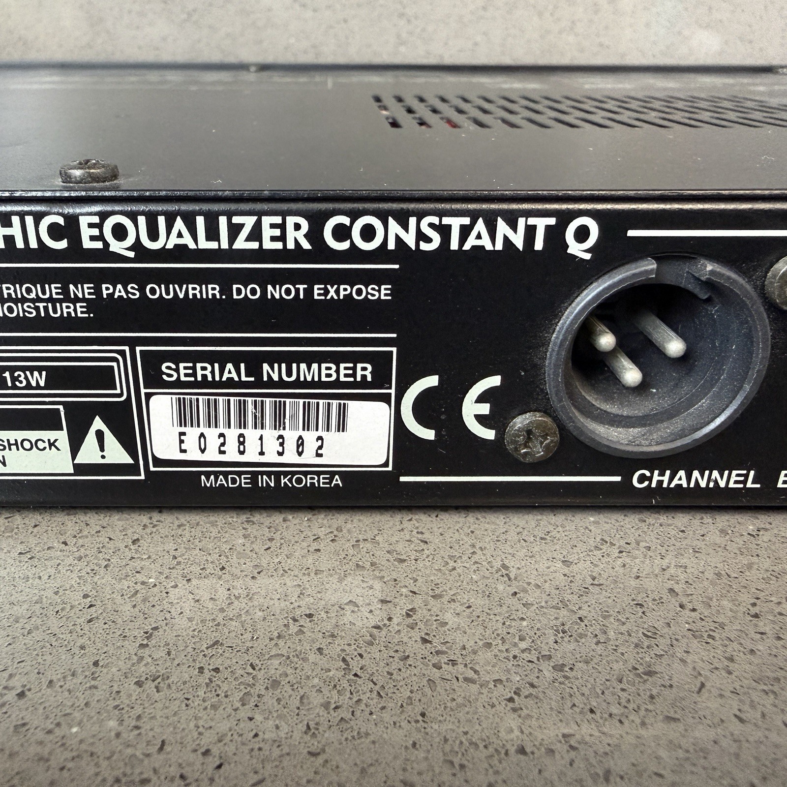 Samson E30i Dual 15 Band Graphic Equalizer Constant Q Rack Mount EQ XLR 1/4”