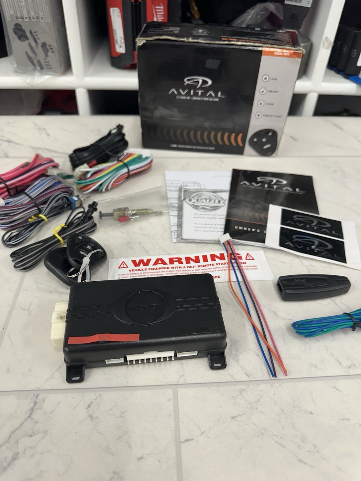 AVITAL REMOTE CAR START BRAND NEW IN OPENED BOX