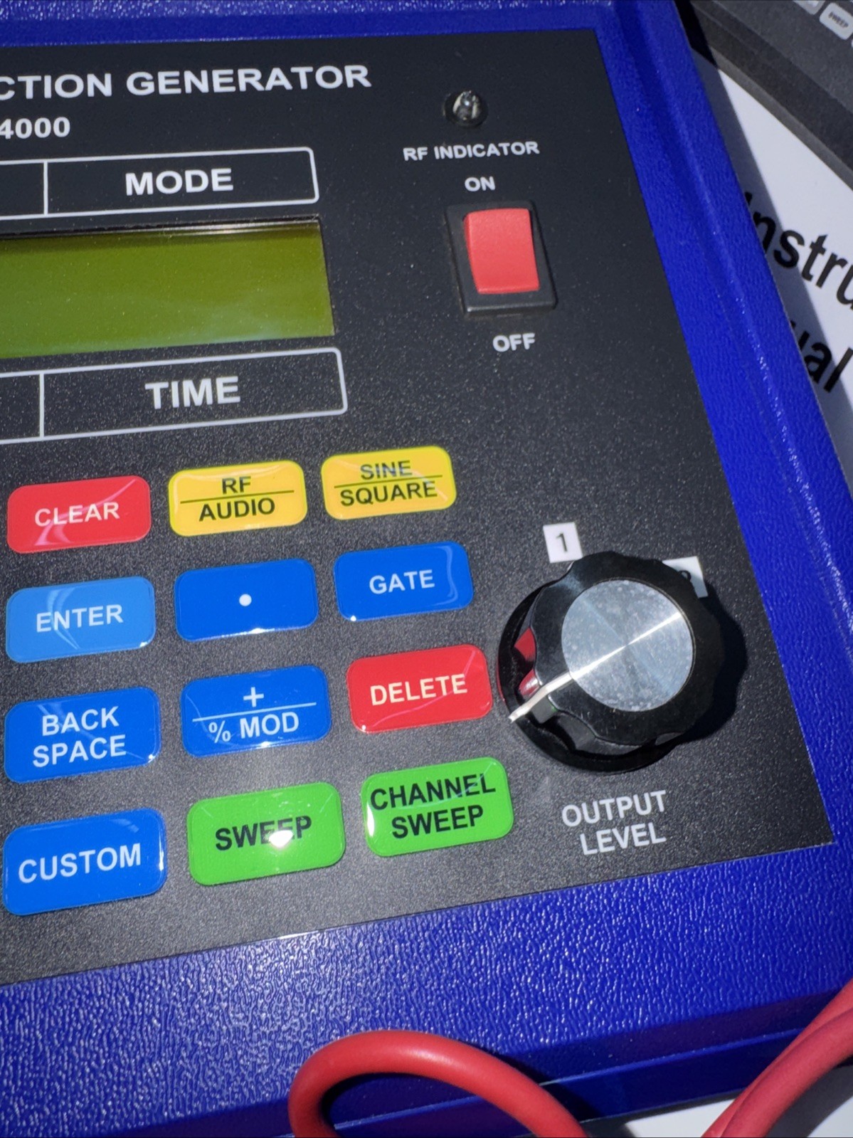 GB-4000 20 MHz Sweep/ Function Generator- Complete- Excellent Cond. -Tested-Rife